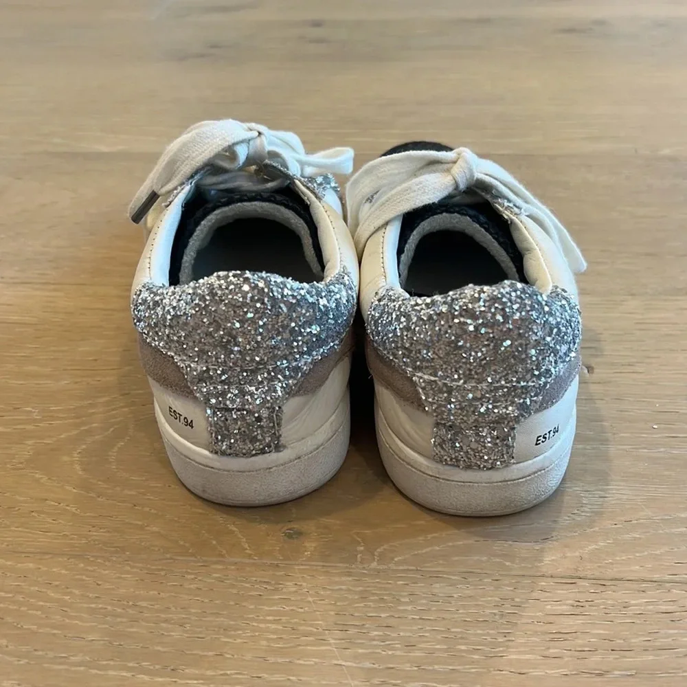 Dolce Vita Sparkly Sneakers Womens Shoes size 8.5 Casual Dressy Fun Eclectic - Picture 2 of 9